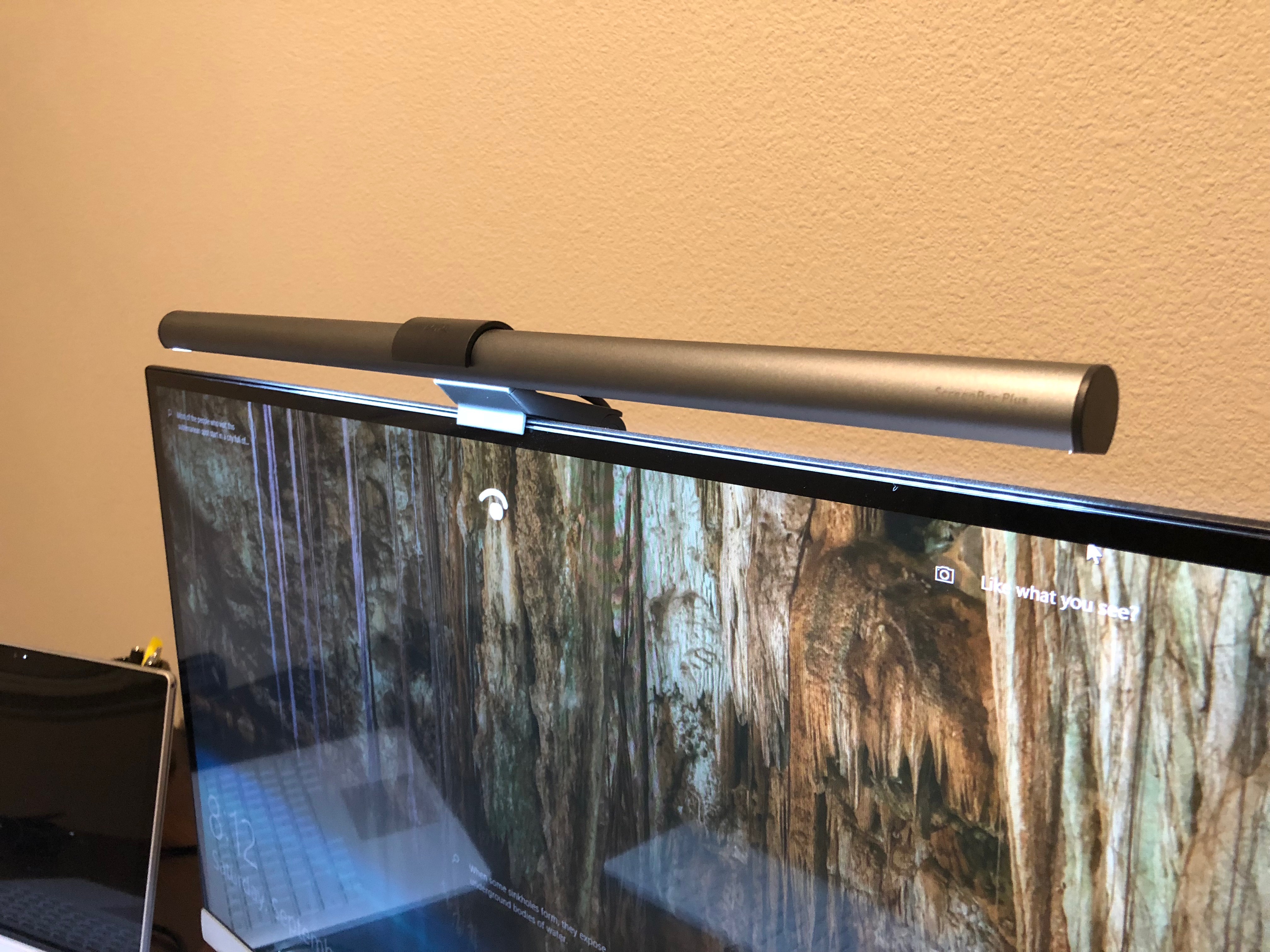 The Benq Screenbar Reduces Glare So You Can Focus On Your Work Dad Logic