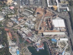 Cars Land Photo From the Air