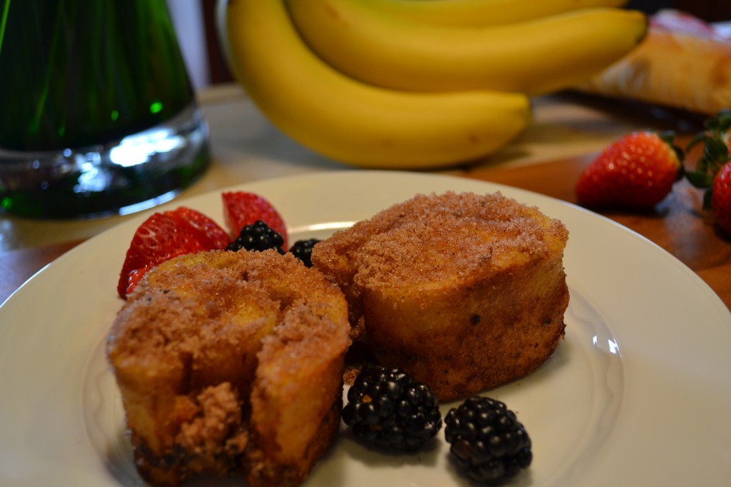 For our Easter meal, I used the Ecce Panis European Baguette to create smaller pieces of toast. The small slices of bread made it perfect for a brunch menu item.