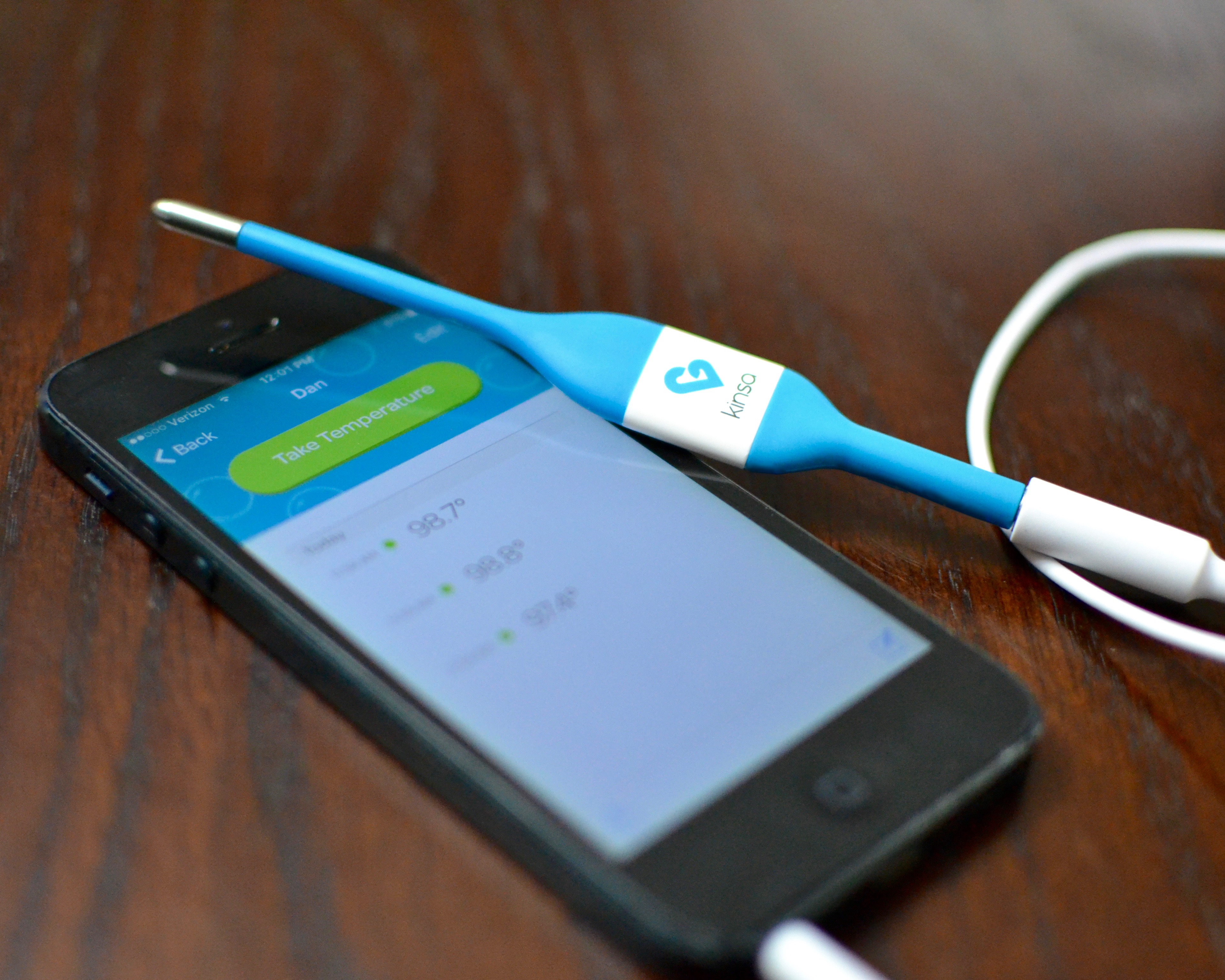 Kinsa Smart Thermometer Is A High Tech Way To Care For Your Family s 